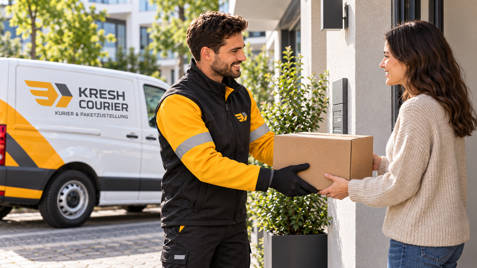 Paketzustellung – Kresh Visualisierung